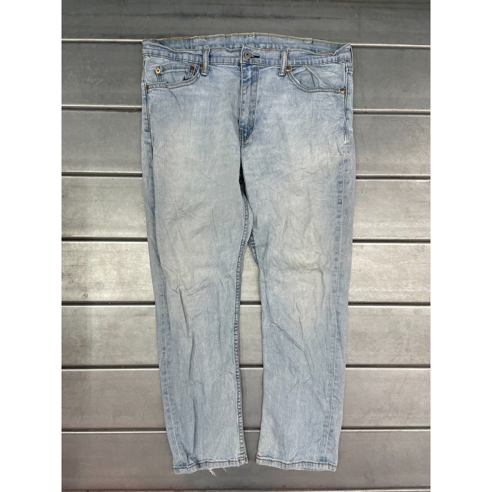 Levis 511 Jeans Mens 37x29 Blue Light Wash Denim Slim‎ Straight